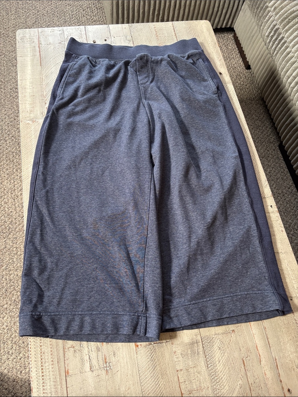Columbia Wide Leg Lounge Pants in Heather Navy